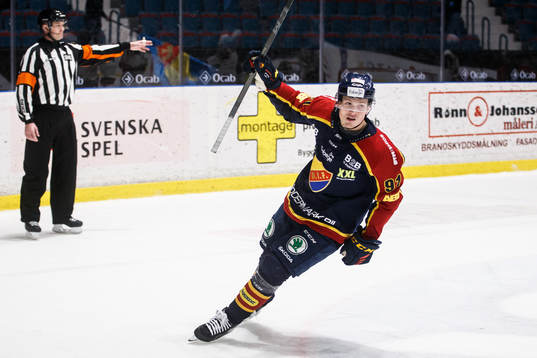 Djurgårdens Linus Andersson jublar