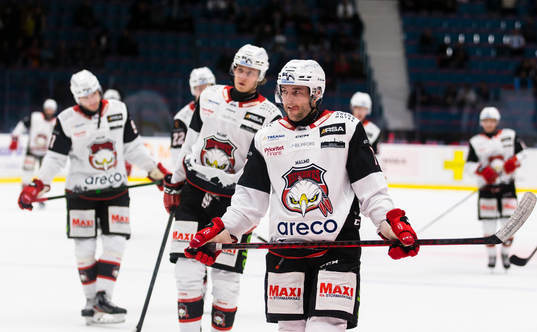 Malmö Redhawks spelare deppar