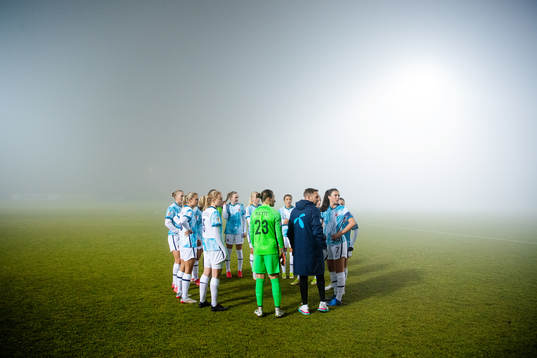 Julie Blakstad, goalkeeper Rugile Rulyte, head coach Martin