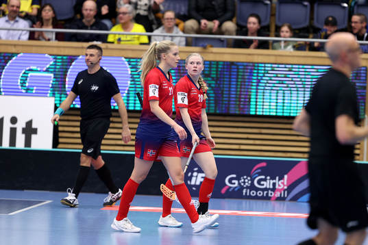 during the women’s World Floorball Championship