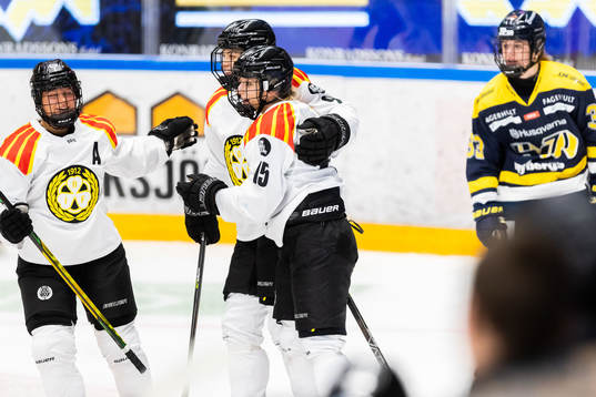 Brynäs Lara Stalder, Maja Nylén Persson och Josefin