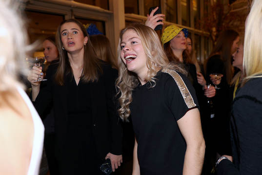 Sweden celebrating the Gold medal