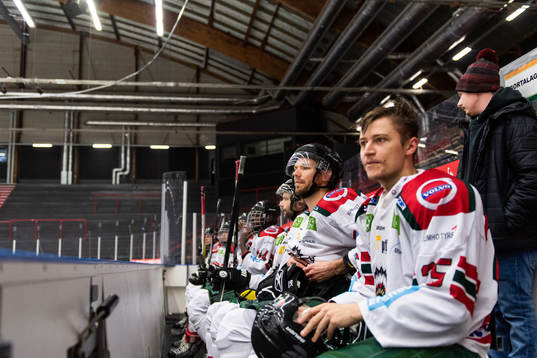 Robin Söder, Marcus Berg och Simon Thern när det