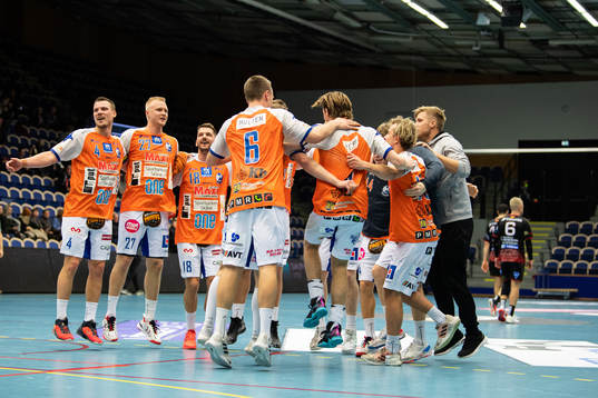 Kristianstads spelare jublar