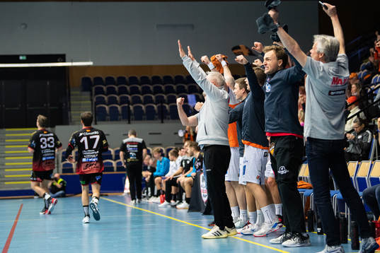 Kristianstads spelare jublar