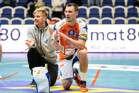 Kristianstads Marcus Olsson jublar