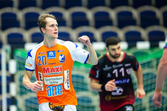 Kristianstads Emil Frend Öfors jublar