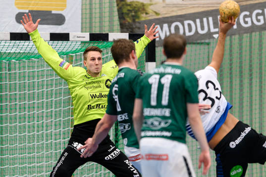 Varbergs målvakt Carl Aronius