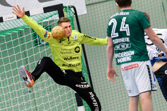 Varbergs målvakt Carl Aronius