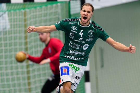 Varbergs Daniel Lindroos jublar