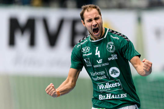 Varbergs Daniel Lindroos jublar