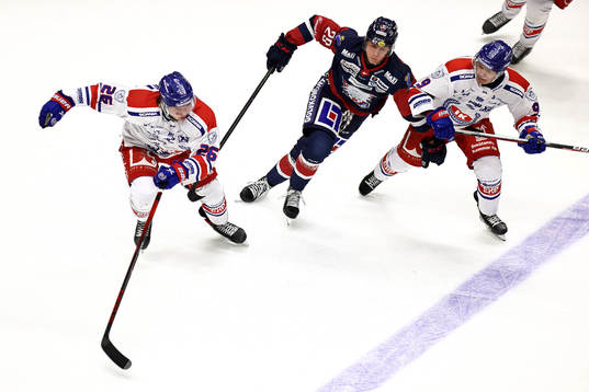 Oskarshamns Lukas Pilö, Hampus Plato och Linköpings Georg