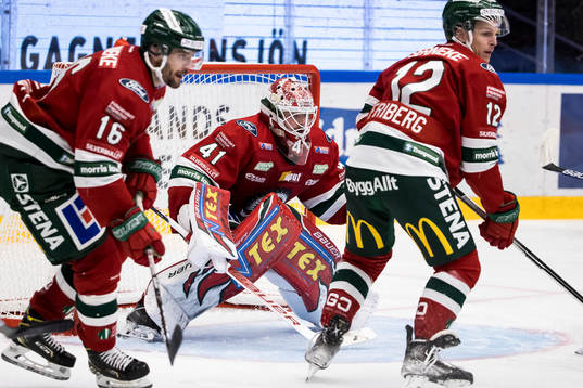 Frölundas målvakt Niklas Rubin