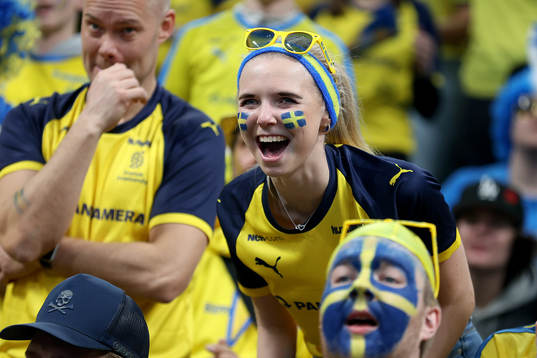 Swedish supporters