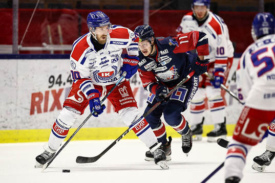 Oskarshamns Dale Weise och Linköpings Henrik Törnqvist