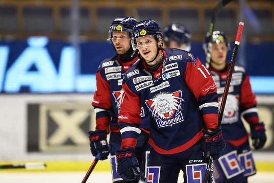 Linköpings Henrik Törnqvist jublar