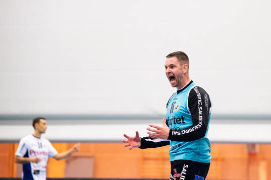 Redbergslids målvakt  Andreas Palicka jublar