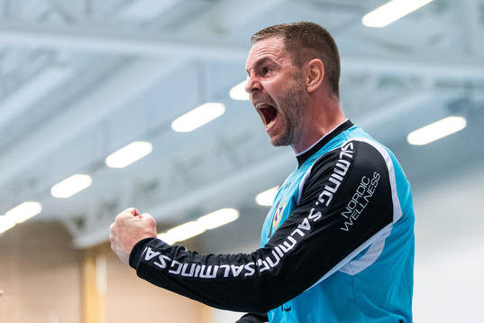 Redbergslids målvakt Andreas Palicka jublar