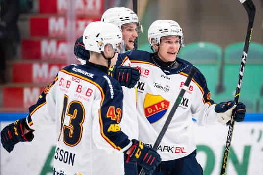 Djurgårdens Rasmus Bengtsson jublar