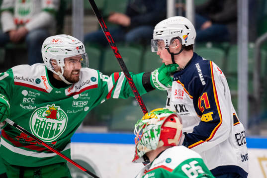 Rögles Ludvig Larsson i bråk med Djurgårdens Filip