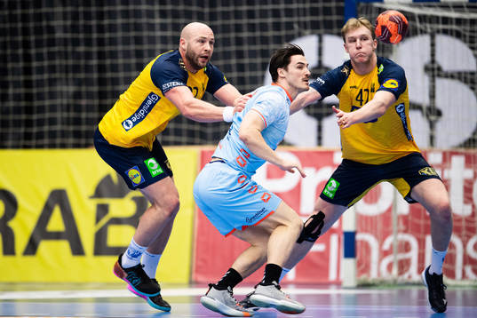 Oscar Bergendahl and Eric Johansson of Sweden against Kay