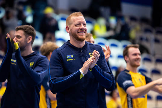 Jim Gottfridsson of Sweden celebrates