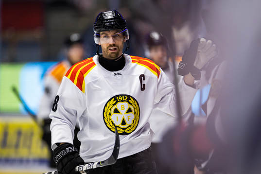 Brynäs Anton Rödin jublar