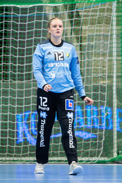 Goalkeeper Line Bergfeldt of Sävehof
