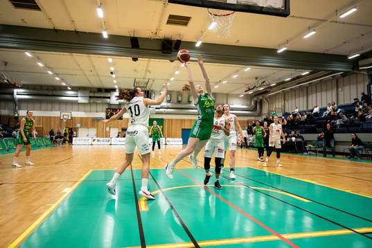 Visbys Johanna Persson och A'lexus Harrison och Alviks