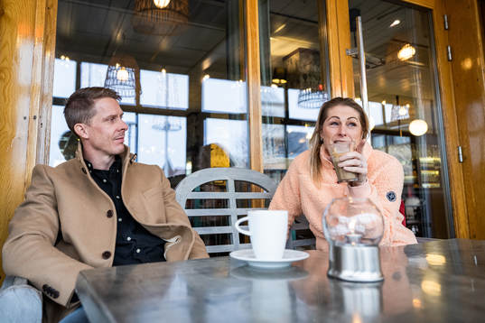 Erica Johansson och Christian Olsson