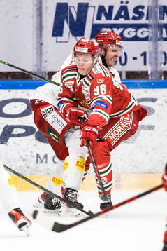 Moras Lucas Wernblom och Almtunas Simon Löf
