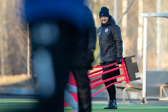Värnamos tränare Kim Hellberg
