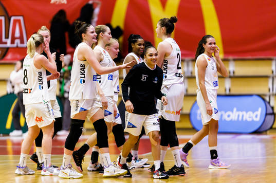 Luleås spelare jublar