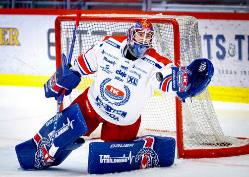 Oskarshamns målvakt Tim Juel