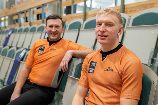 Michal Poniatowski och Emil Bjärenlöv