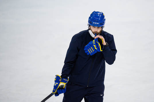 Head coach Ulf Lundberg of Sweden women's ice hockey team