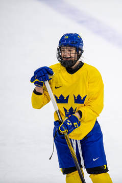 Michelle Löwenhielm of Sweden women's ice hockey team