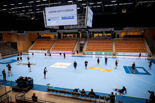 Interiör vy över Helsingborg Arena