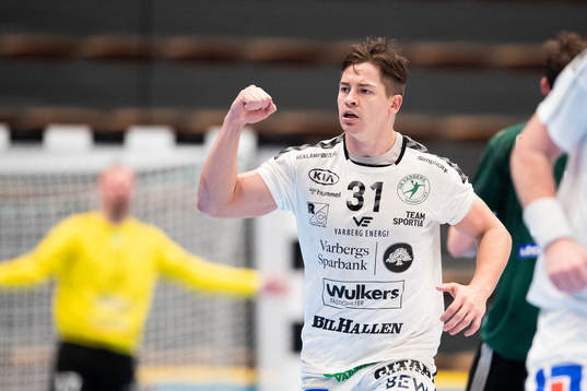 Varbergs Morten Damgaard jublar