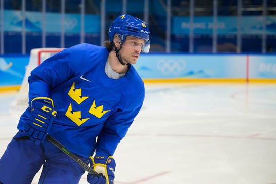 Jacob de la Rose of the Swedish national men's ice hockey