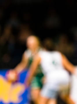 Basketspelare i oskärpa