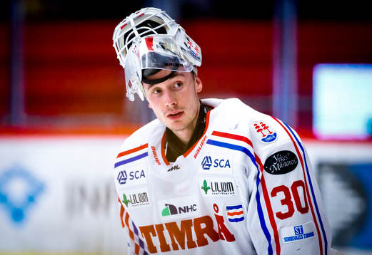 Timrås målvakt Jacob Johansson
