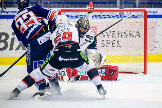 Malmö Redhawks målvakt Oscar Alsenfelt