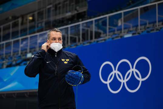 Scouting coach Tomas Montén of the Swedish men’s