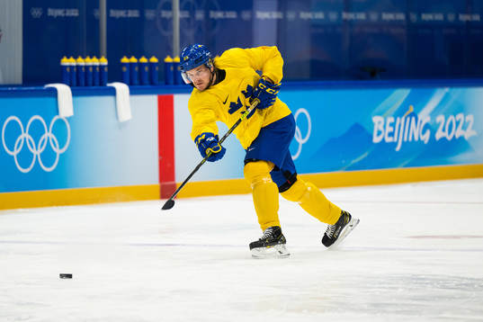 Jonathan Pudas of the Swedish men’s national ice hockey
