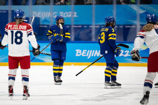 in the women’s ice hockey preliminary round game between