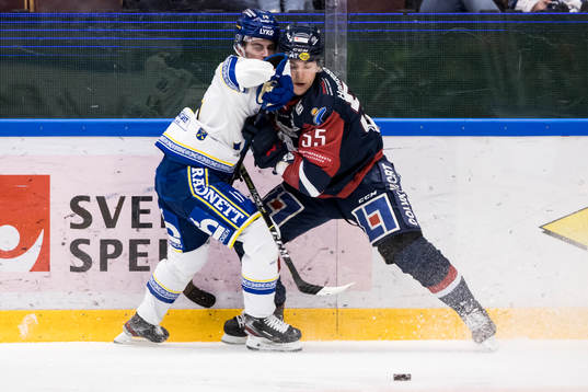 Leksands Oskar Lang och Linköpings Max Lindroth