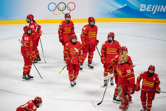Players of China looks dejected