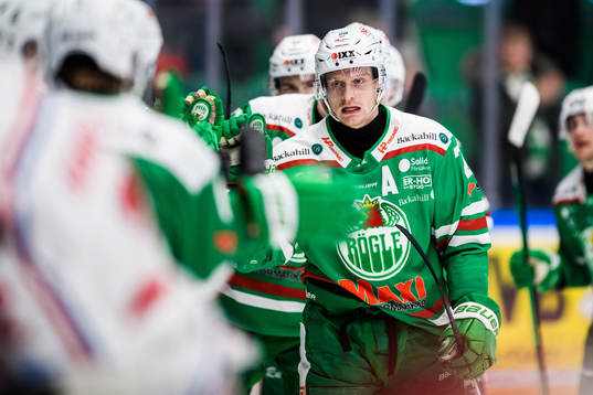 Rögles Anton Bengtsson jublar