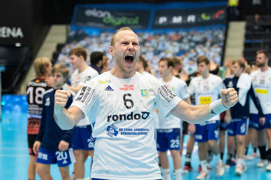 Ystads IFs Jakob Nygren jublar